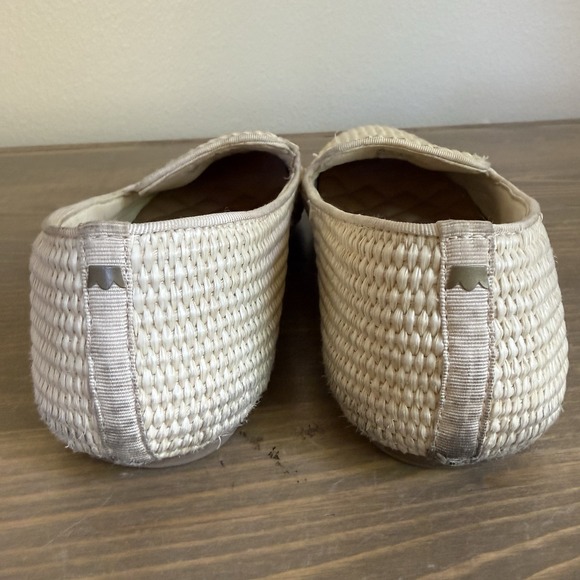 Birdies‎ Womens 8.5 Natural White Starling Raffia Slip On Flats Shoes Comfort - Picture 5 of 8